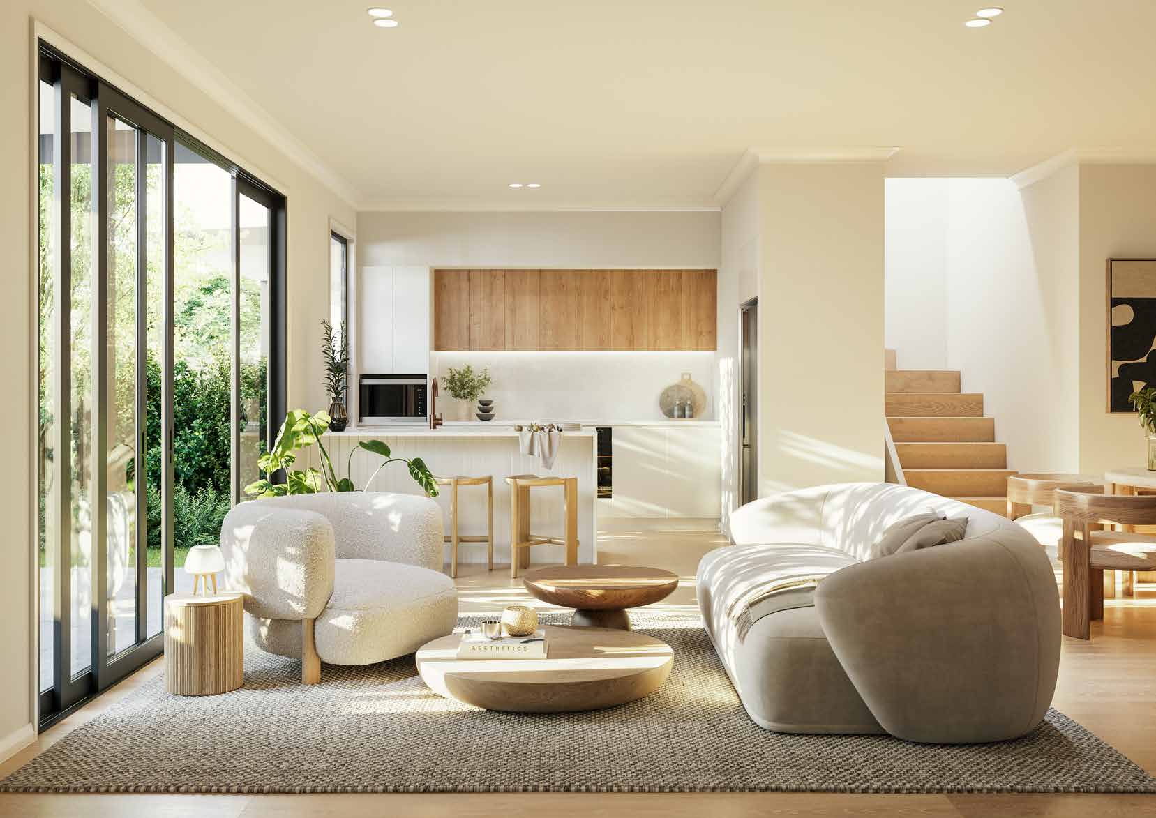 Wide living room view — Marrambi Estate